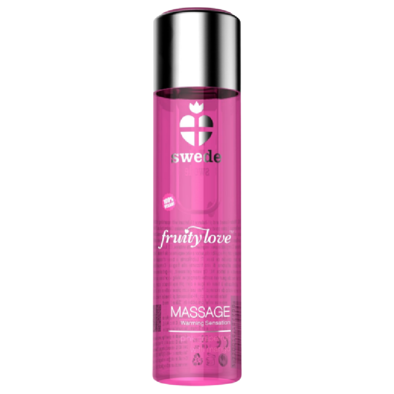 Huile de massage effet chauffant - pamplemousse et mangue - 60 ml