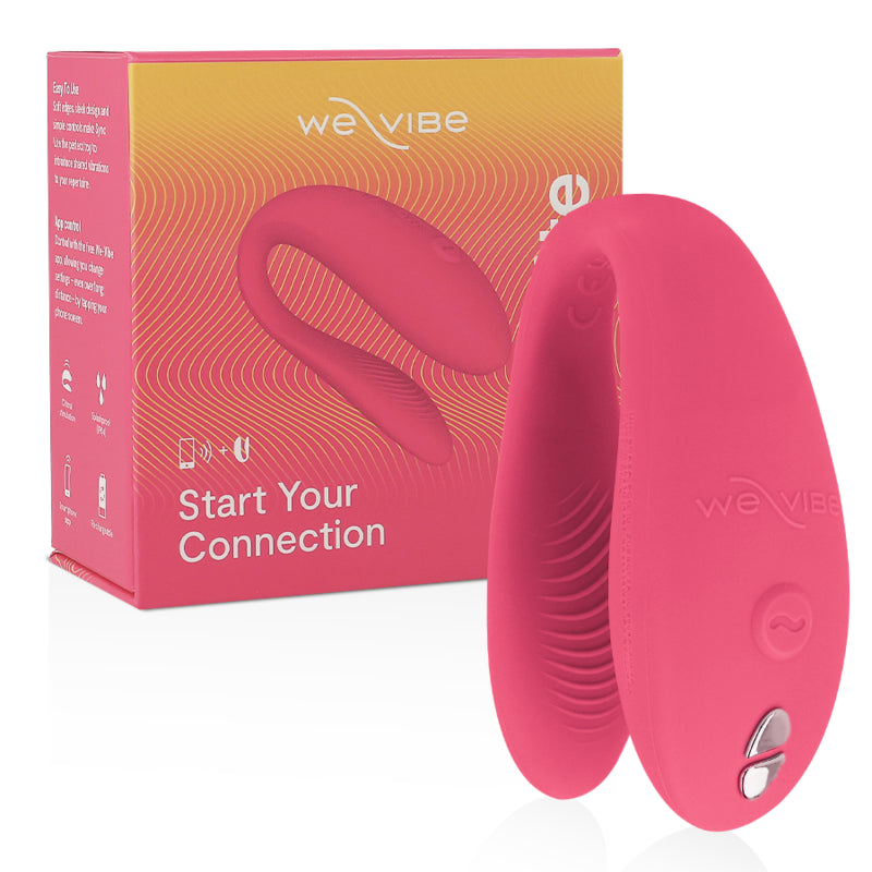 Vibromasseur couple Sync Lite - Rose